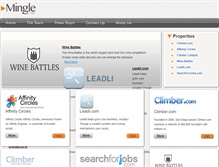 Tablet Screenshot of minglellc.com